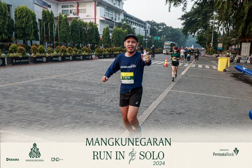 Race photo from Mangkunegaran Run 2024