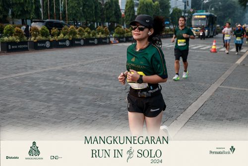 Race photo from Mangkunegaran Run 2024