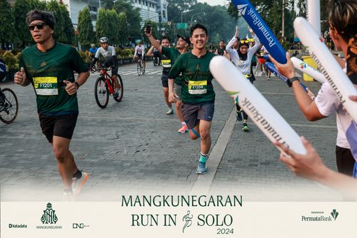 Race photo from Mangkunegaran Run 2024