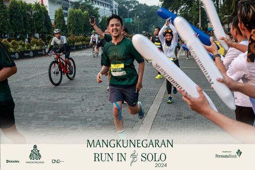 Race photo from Mangkunegaran Run 2024