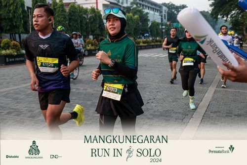 Race photo from Mangkunegaran Run 2024