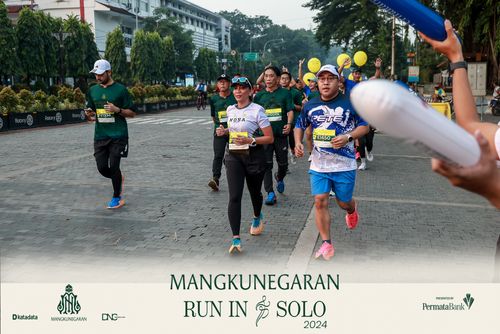 Race photo from Mangkunegaran Run 2024