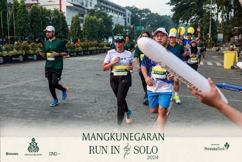 Race photo from Mangkunegaran Run 2024