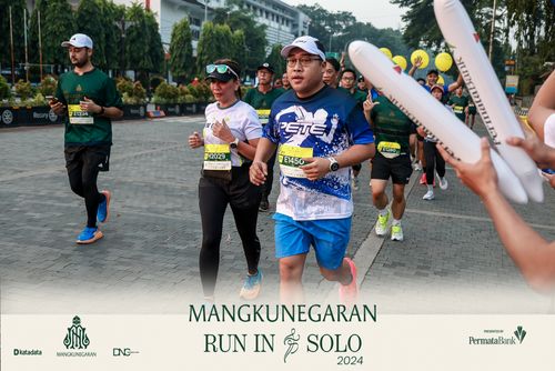 Race photo from Mangkunegaran Run 2024