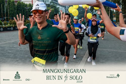 Race photo from Mangkunegaran Run 2024
