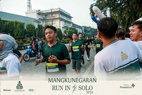 Race photo from Mangkunegaran Run 2024
