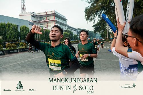 Race photo from Mangkunegaran Run 2024