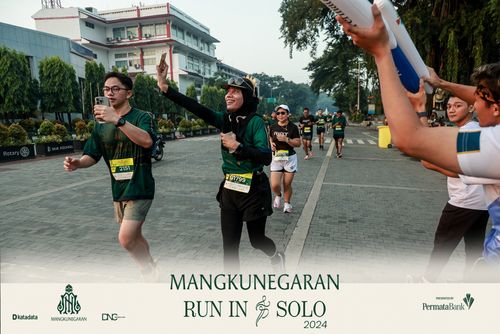 Race photo from Mangkunegaran Run 2024