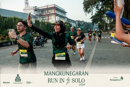 Race photo from Mangkunegaran Run 2024