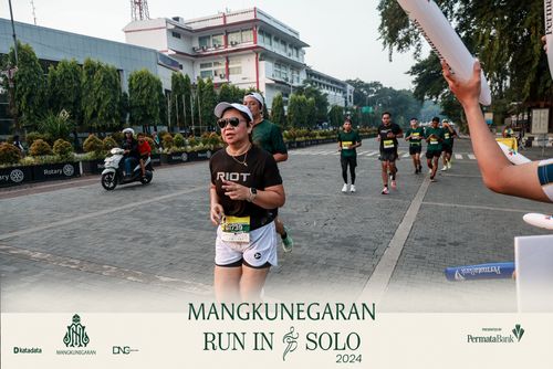 Race photo from Mangkunegaran Run 2024