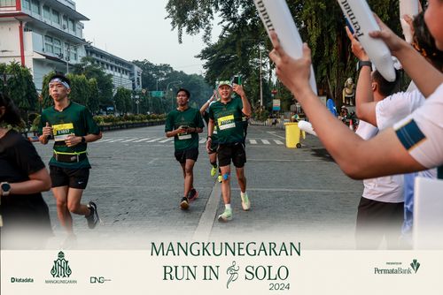 Race photo from Mangkunegaran Run 2024