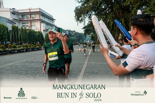 Race photo from Mangkunegaran Run 2024