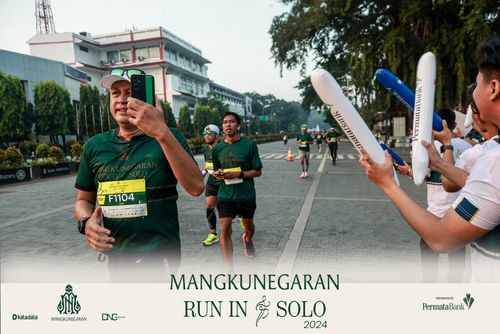 Race photo from Mangkunegaran Run 2024