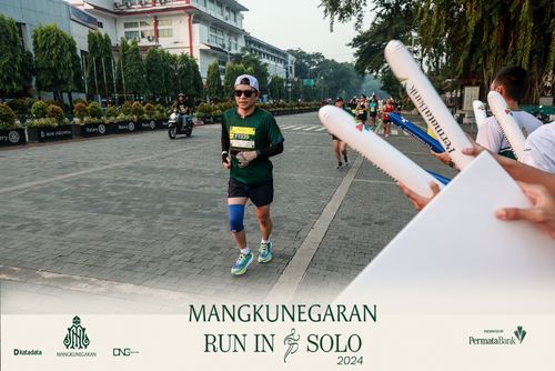 Race photo from Mangkunegaran Run 2024