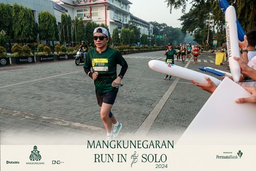 Race photo from Mangkunegaran Run 2024