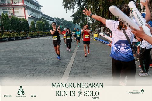 Race photo from Mangkunegaran Run 2024