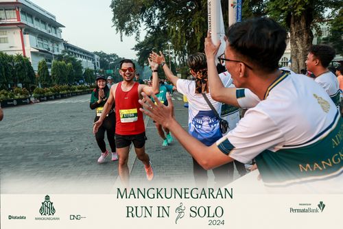 Race photo from Mangkunegaran Run 2024