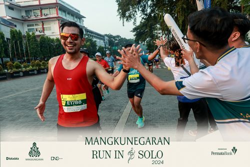 Race photo from Mangkunegaran Run 2024