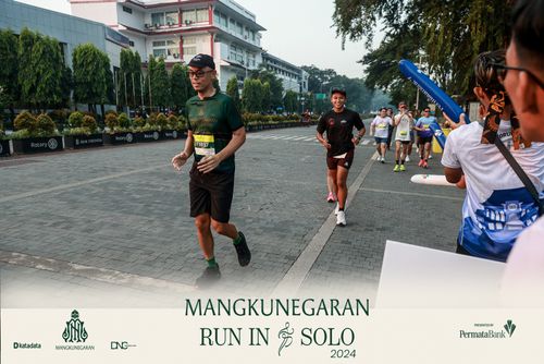 Race photo from Mangkunegaran Run 2024