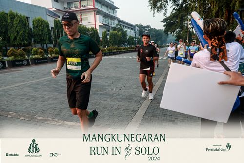 Race photo from Mangkunegaran Run 2024