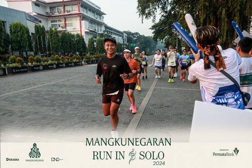 Race photo from Mangkunegaran Run 2024