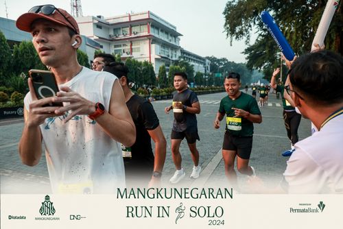 Race photo from Mangkunegaran Run 2024
