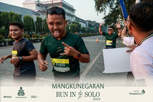 Race photo from Mangkunegaran Run 2024
