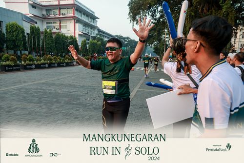 Race photo from Mangkunegaran Run 2024