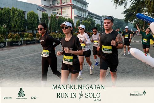 Race photo from Mangkunegaran Run 2024