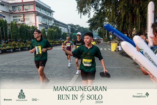 Race photo from Mangkunegaran Run 2024