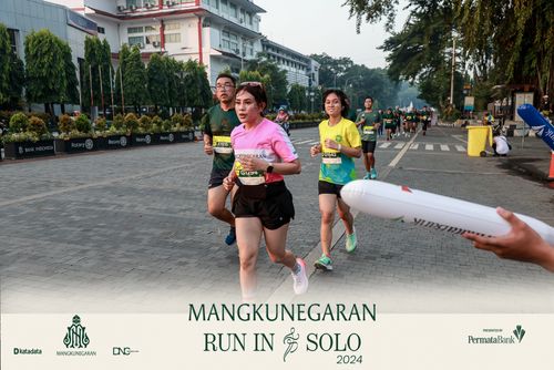 Race photo from Mangkunegaran Run 2024