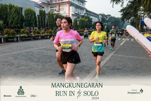 Race photo from Mangkunegaran Run 2024