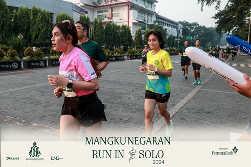 Race photo from Mangkunegaran Run 2024