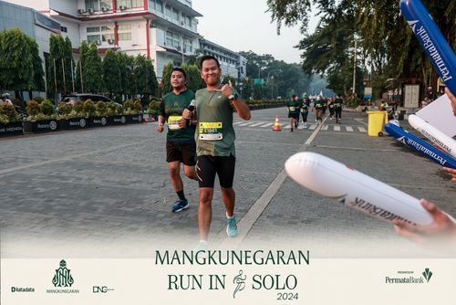 Race photo from Mangkunegaran Run 2024