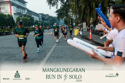 Race photo from Mangkunegaran Run 2024