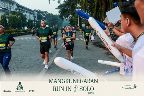 Race photo from Mangkunegaran Run 2024
