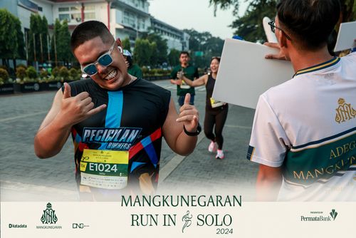 Race photo from Mangkunegaran Run 2024