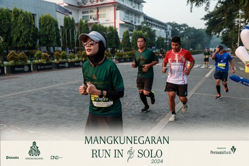 Race photo from Mangkunegaran Run 2024