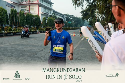 Race photo from Mangkunegaran Run 2024