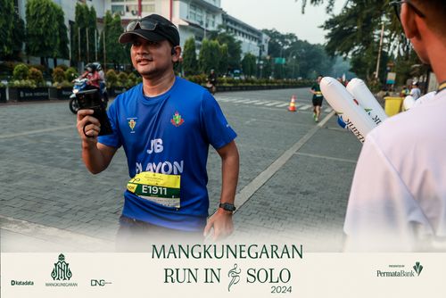 Race photo from Mangkunegaran Run 2024
