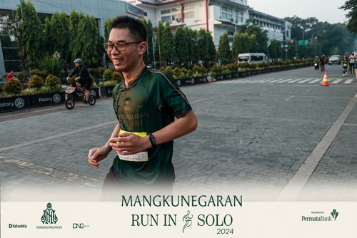 Race photo from Mangkunegaran Run 2024
