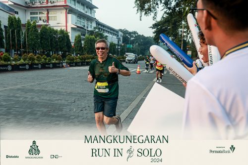 Race photo from Mangkunegaran Run 2024
