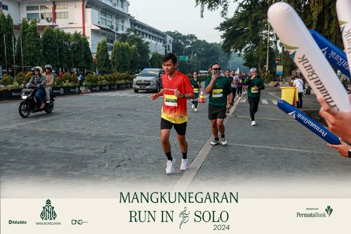 Race photo from Mangkunegaran Run 2024