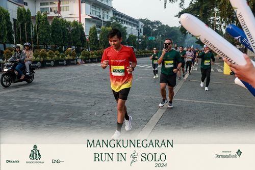 Race photo from Mangkunegaran Run 2024