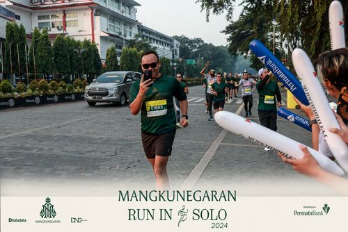 Race photo from Mangkunegaran Run 2024