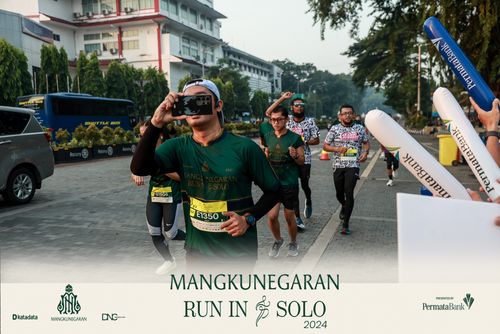 Race photo from Mangkunegaran Run 2024