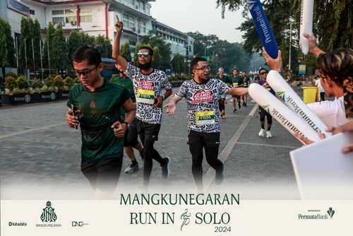 Race photo from Mangkunegaran Run 2024