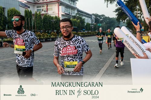 Race photo from Mangkunegaran Run 2024