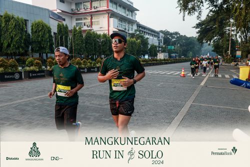 Race photo from Mangkunegaran Run 2024