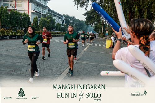Race photo from Mangkunegaran Run 2024